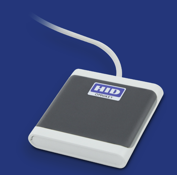 HID® OMNIKEY® 5025CL Contactless USB Grey smart card and PC-linked reader R50250001-GR