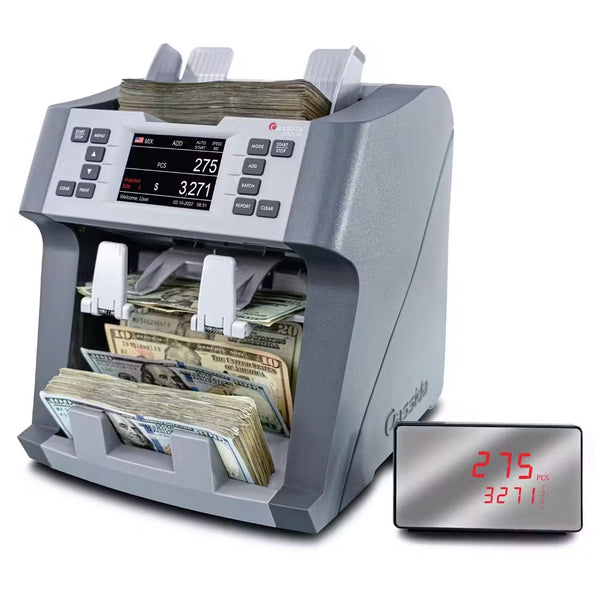 Cassida 9900R Two-Pocket Mixed Denomination Bill Reader