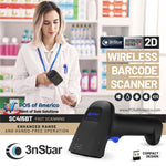 3nStar 2D Wireless Handheld Barcode Scanner SC415BT