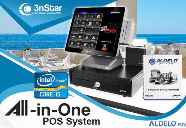 Aldelo 3nStar All-In-One POS System Intel Core i5 11th Gen 8GB RAM 240GB w11