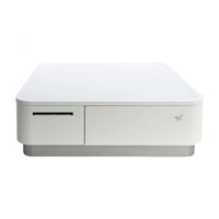 Star Micronics mPOP® Multifunction System White, Integrated Printer & Cash Drawer, USB-C, Lightning, Universal Tablet Stand, Int PS